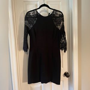 BB Dakota Black Dress with Lace top size Large